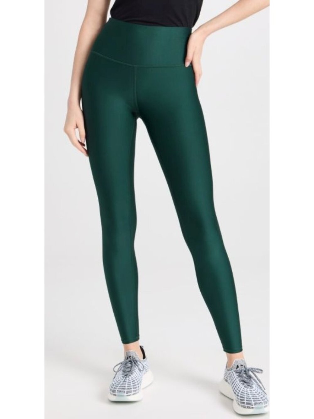 Alo 7/8 High-Waist Airlift Leggings Midnight Green Hi-Rise Waisted Tights Skinny
